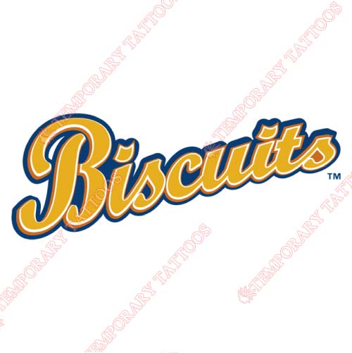 Montgomery Biscuits Customize Temporary Tattoos Stickers NO.7739